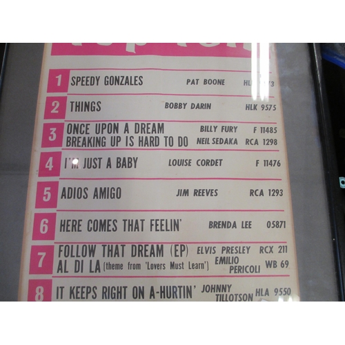 53 - TWO 1962 TOP TEN TOP MUSIC CHARTS