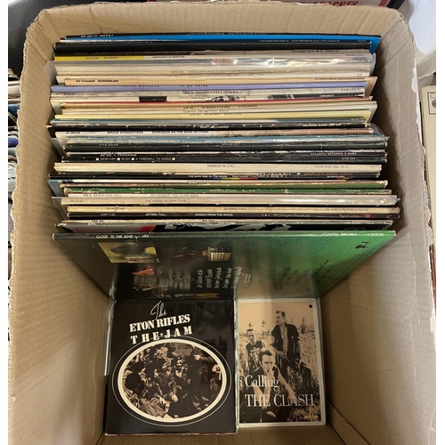 65A - BOX OF VINYL RECORDS INCLUDING MORRISSEY AND RAINBOW