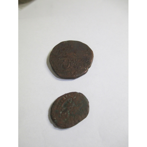 876 - 19TH CENTURY AND EARLIER UK, HONG KONG, INDIAN AND CHINESE COINS SOME SILVER