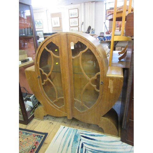 1014 - ART DECO DISPLAY CABINET