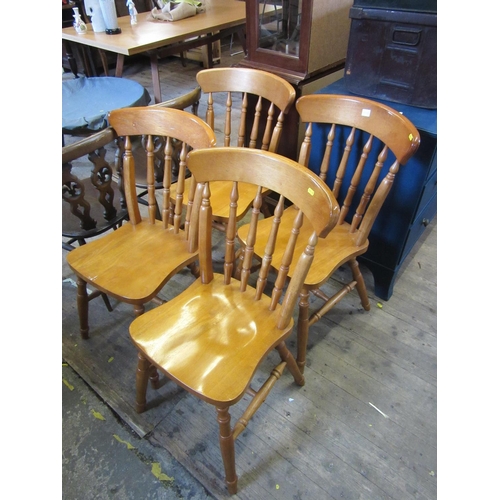 1017 - SET OF FOUR KITCHEN CHAIRS