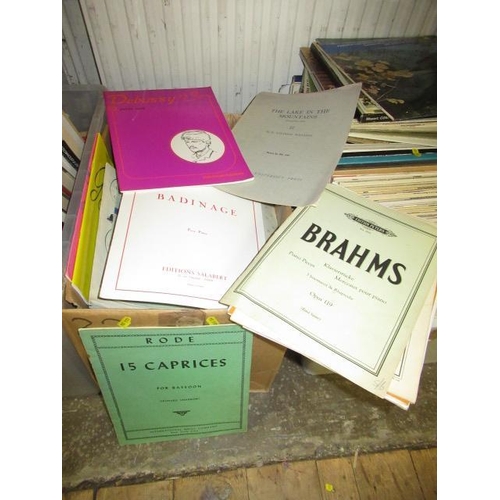 481 - BOX OF SHEET MUSIC