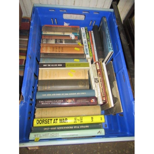 490 - CRATE OF WWII BOOKS