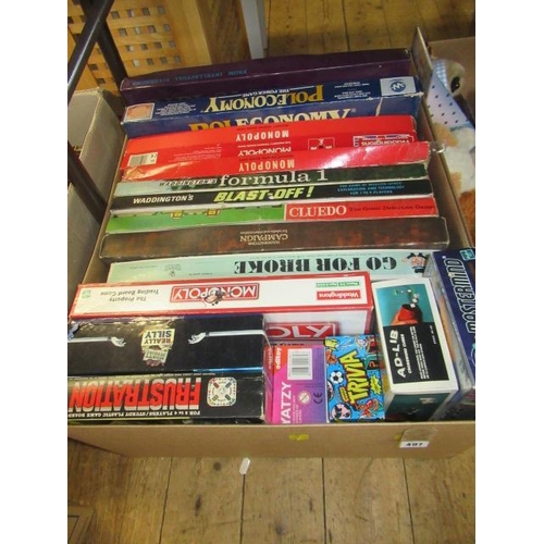 497 - BOX OF BOARD GAMES