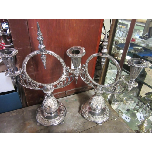 292 - PAIR OF CANDLELABRA