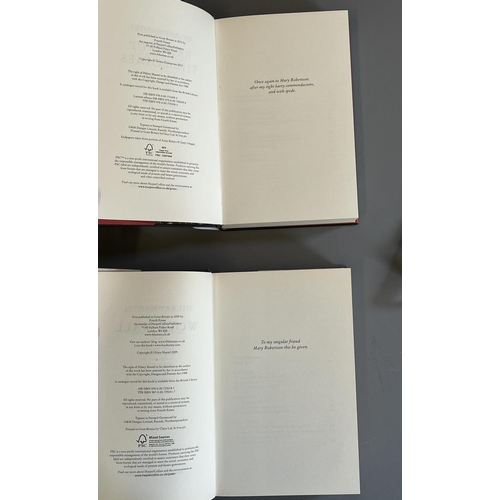 456 - HILARY MANTEL, Wolf Hall; Bring up the Bodies & The Mirror and the Light, first, second and first UK... 