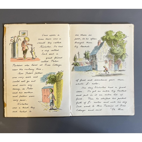 458 - EDWARD ARDIZZONE, Nicholas and the Fast Moving Diesel, 1948, Eyre and Spottiswoode, very good in a p... 