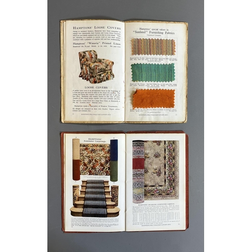 469 - HAMPTONS & CO., carpet and furniture catalogues, Autumn 1927 & 1929 with The Warehouseman and Draper... 