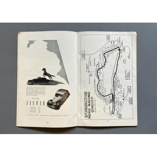 471 - THE DERBY & DISTRICT MOTOR CLUB INTERNATIONAL DONINGTON GRAND PRIX CAR RACE, Donington Park Saturday... 