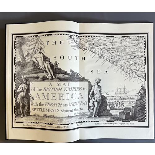 472 - A MAP OF THE BRITISH EMPIRE IN AMERICA, Facsimile by Harry Margary, Lympne Castle, Kent, large folio... 