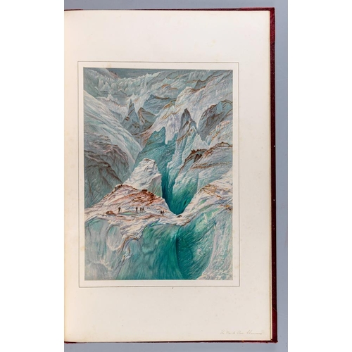 477 - THE PEAKS AND VALLEYS OF THE ALPS ALSO FROM WATER-COLOUR DRAWINGS BY ELIJAH WALTON, T G Bonney, 1867... 