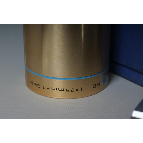 488 - FIVE CAMERA & OTHER LENSES, comprising an Isco-Optic Ultra-Star HD f=35mm - 1.38in. 1c, a Carl Zeiss... 