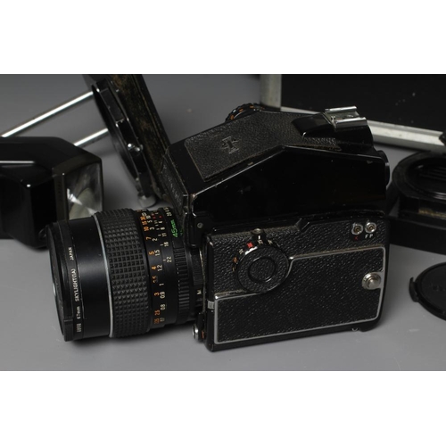 492 - A MAMIYA 645 PROFESSIONAL CAMERA, M645 1000S, with Mamiya-Sekor C 1:2,8 f=45mm S no. 18494 lens, a M... 
