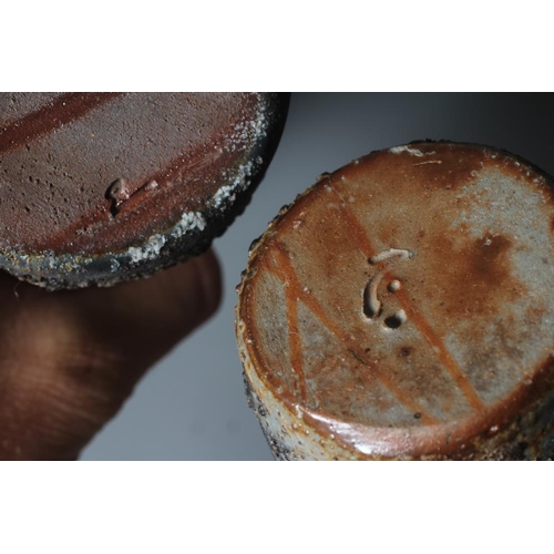 8 - A BIZEN STONEWARE TALL EWER, 9 1/2