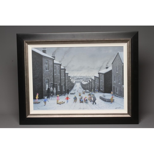 583 - LEIGH LAMBERT (b.1979) Hold onto Your Hats, limited edition numbered 43/95, signed lower right, gicl... 