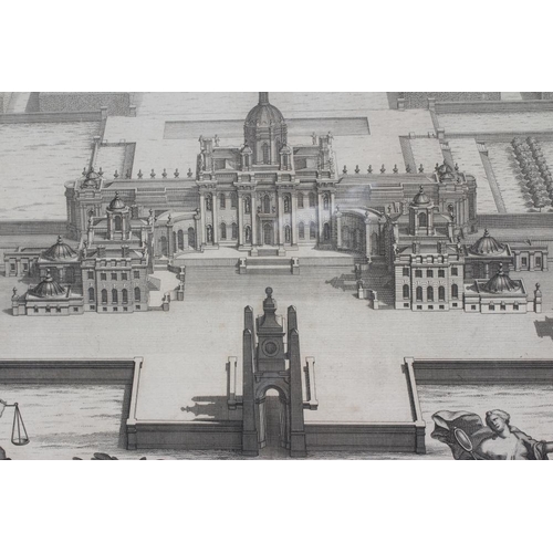 616 - COLEN CAMPBELL (c.1676-1729) Engraved plate from Vitruvius Britannicus by Henry Hulsbergh, titled 'C... 