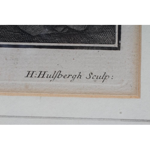 616 - COLEN CAMPBELL (c.1676-1729) Engraved plate from Vitruvius Britannicus by Henry Hulsbergh, titled 'C... 