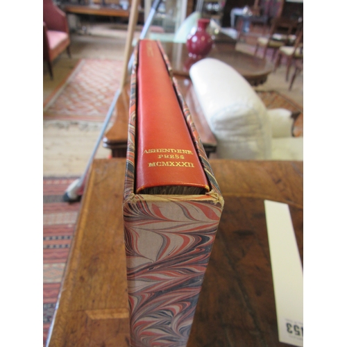 453 - ASHENDENE PRESS, The Wisdom of Jesus, printed by C.H. St. J. Hornby at the Ashendene Press, 1932, or... 