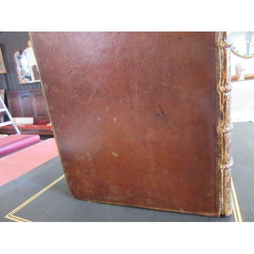 470 - THE ANTIQUITIES OF WARWICKSHIRE, William Dugdale, 1655, Thomas Warren, diced calf binding with taped... 