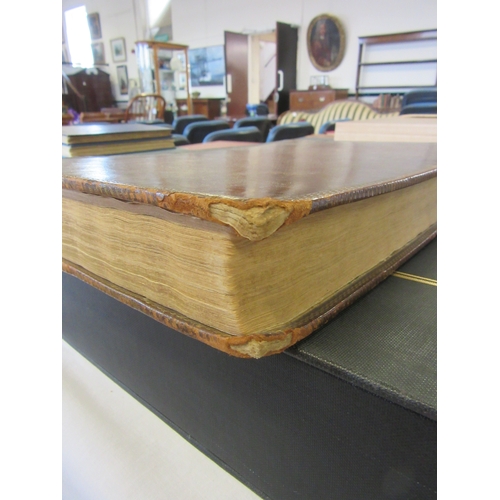 470 - THE ANTIQUITIES OF WARWICKSHIRE, William Dugdale, 1655, Thomas Warren, diced calf binding with taped... 