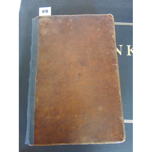 470 - THE ANTIQUITIES OF WARWICKSHIRE, William Dugdale, 1655, Thomas Warren, diced calf binding with taped... 