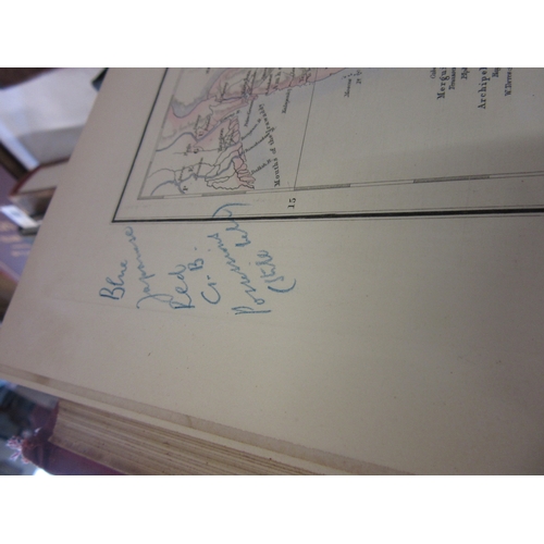 473 - A COMPANION ATLAS TO THE GAZETEER OF THE WORLD, 48 MAPS, G H Swanston, A Fullarton & Co, robustly bo... 