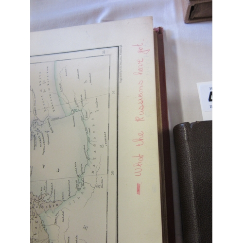 473 - A COMPANION ATLAS TO THE GAZETEER OF THE WORLD, 48 MAPS, G H Swanston, A Fullarton & Co, robustly bo... 