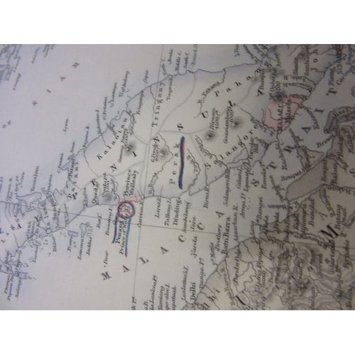 473 - A COMPANION ATLAS TO THE GAZETEER OF THE WORLD, 48 MAPS, G H Swanston, A Fullarton & Co, robustly bo... 