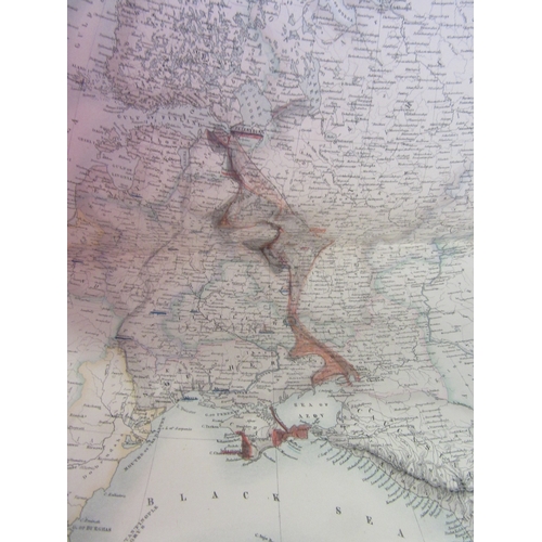 473 - A COMPANION ATLAS TO THE GAZETEER OF THE WORLD, 48 MAPS, G H Swanston, A Fullarton & Co, robustly bo... 