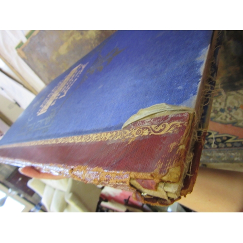 474 - ADAMS' ILLUSTRATED PANORAMA OF HISTORY, A H Walker, c.1878, very tall, thin folio bound in half red ... 