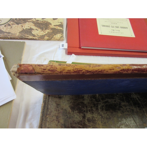 474 - ADAMS' ILLUSTRATED PANORAMA OF HISTORY, A H Walker, c.1878, very tall, thin folio bound in half red ... 