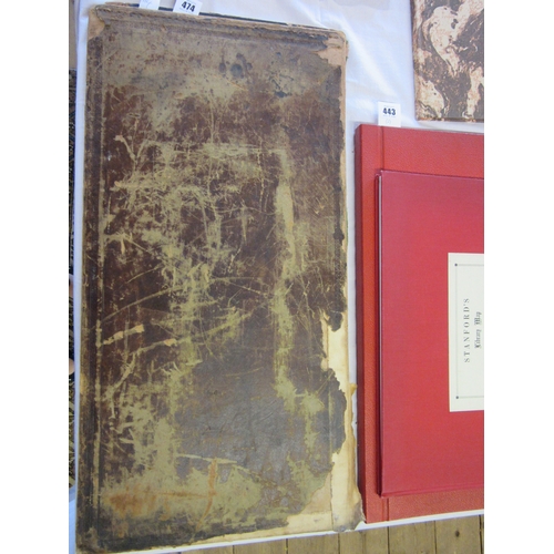 474 - ADAMS' ILLUSTRATED PANORAMA OF HISTORY, A H Walker, c.1878, very tall, thin folio bound in half red ... 