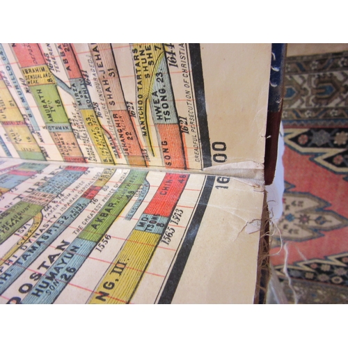 474 - ADAMS' ILLUSTRATED PANORAMA OF HISTORY, A H Walker, c.1878, very tall, thin folio bound in half red ... 