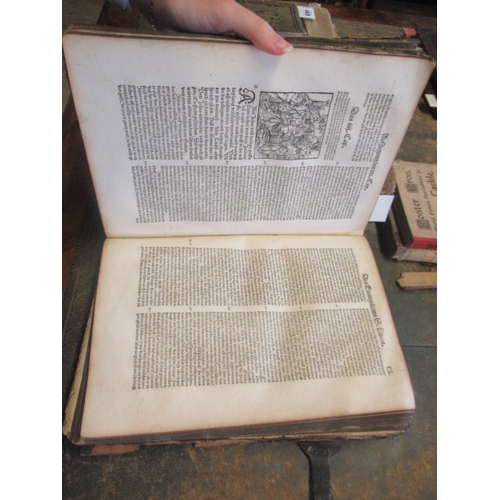 464 - ERASMUS, Paraphrasis Oder Postilla Teucsch, c.1548, Christoph Froschauer, Zurich. Small folio in con... 