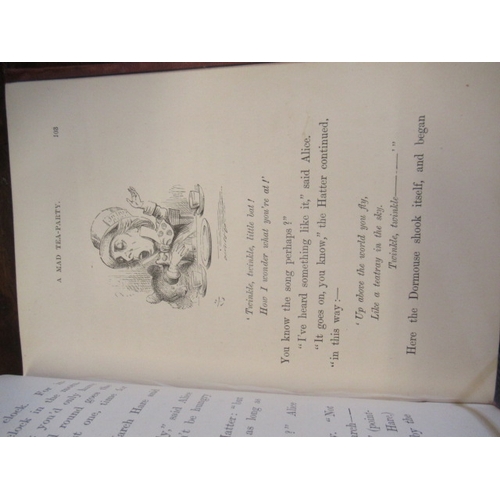 461 - ALICE IN WONDERLAND, Lewis Carroll, 1876, Macmillan, 51st Thousand; good condition, lower inner hing... 