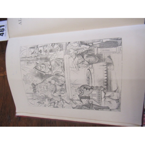 461 - ALICE IN WONDERLAND, Lewis Carroll, 1876, Macmillan, 51st Thousand; good condition, lower inner hing... 
