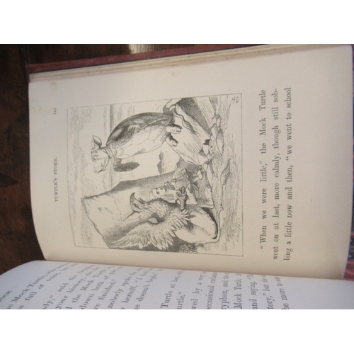 461 - ALICE IN WONDERLAND, Lewis Carroll, 1876, Macmillan, 51st Thousand; good condition, lower inner hing... 
