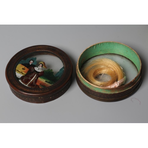 163 - A SILVER MOUNTED TORTOISESHELL SNUFF BOX, mid 18th century, of rounded oblong form with a piquework ... 