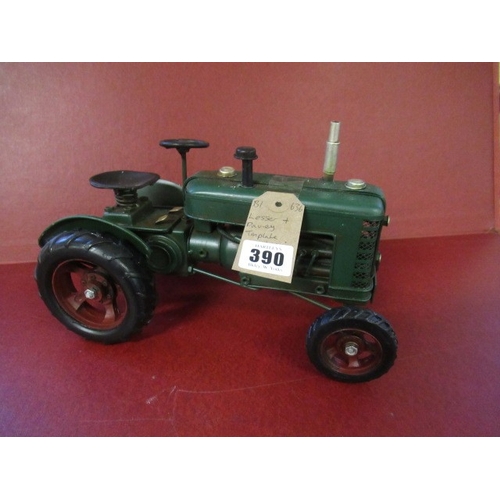 LESSER AND DAVEY TIN PLATE TRACTOR MODEL