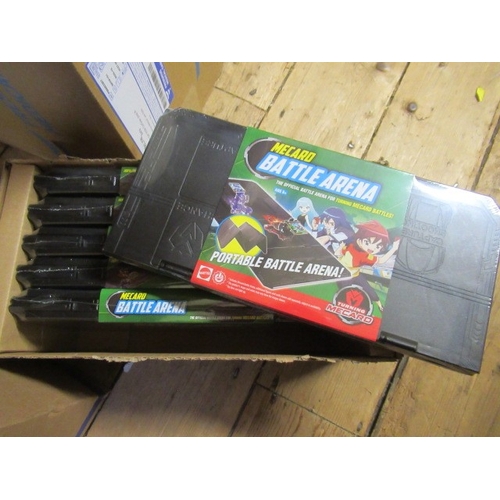 BOX OF NEW MECARD BATTLE ARENA SETS (SEALED WITH ORIGINAL PACKAGING)