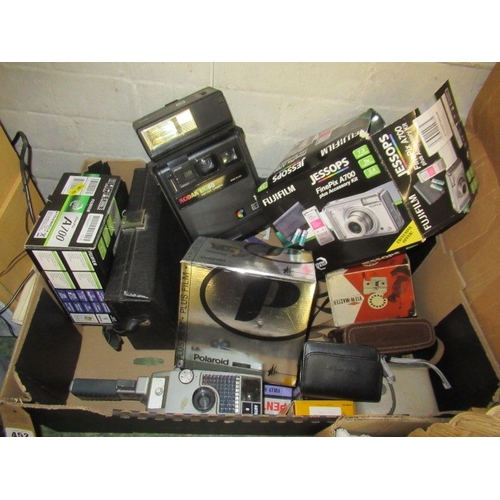BOX OF CAMERAS