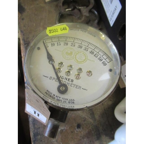 ANTIQUE JONES SPEEDOMETER