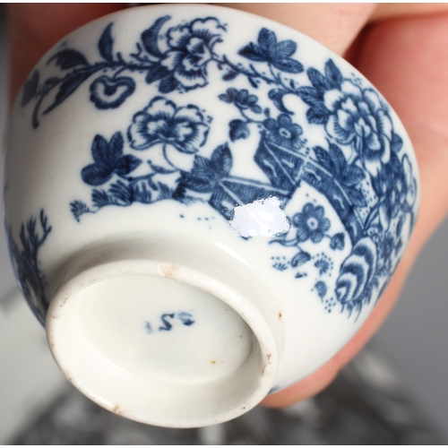 33 - A COLLECTION OF EIGHTEENTH CENTURY ENGLISH PORCELAIN comprising a First Period Worcester large Milkm... 
