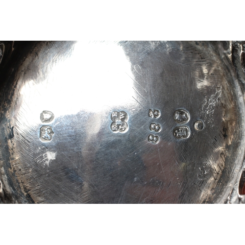 177 - A VICTORIAN SILVER MILK JUG by The Barnards, London 1845, of baluster form with acanthus leaf sheath... 