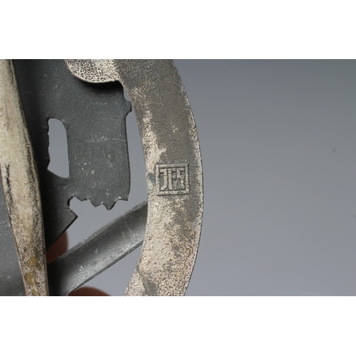 404 - A GERMAN THIRD REICH ASSAULT BADGE FOR 25 ENGAGEMENTS with JFS maker's marks, and vertical pin with ... 