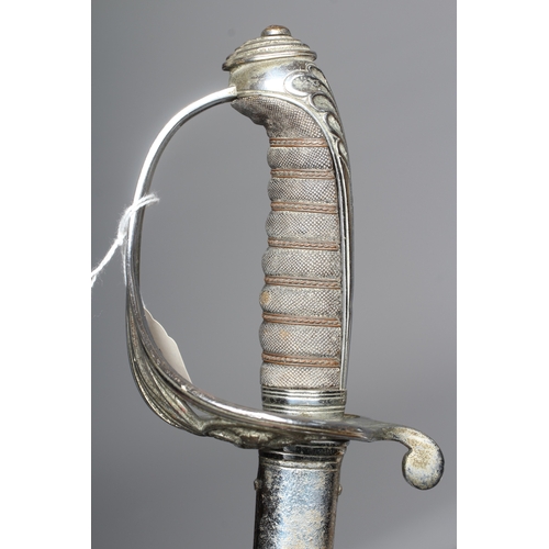 408 - TWO BRITISH OFFICER'S SWORDS, comprising an 1845 pattern infantry officer's sword with 32
