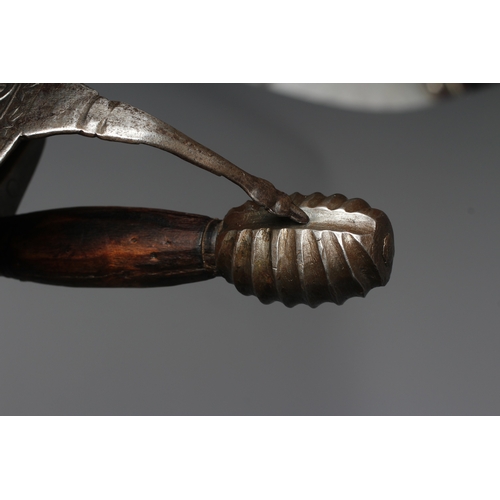 414 - A 17TH CENTURY STYLE LEFT HAND DAGGER, 19th century, with 14