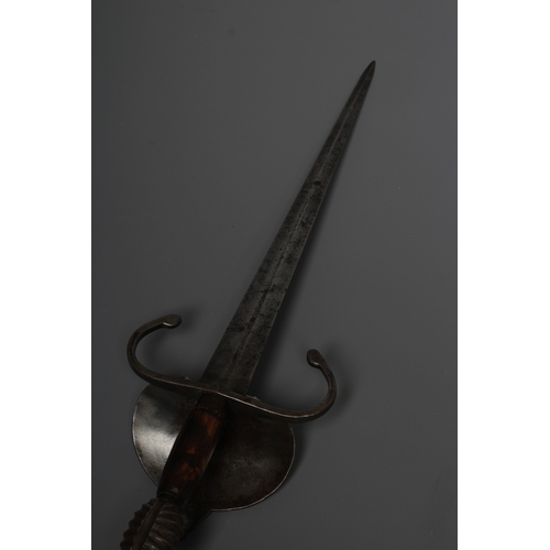 414 - A 17TH CENTURY STYLE LEFT HAND DAGGER, 19th century, with 14