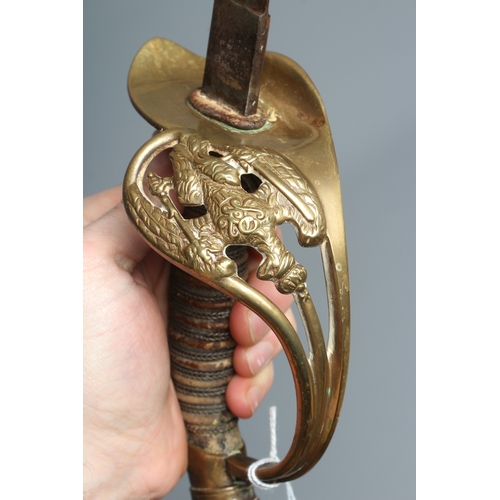427 - A PRUSSIAN OFFICER'S SWORD by Alexander Coppel, Solingen, the 34