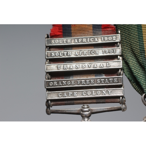 431 - A FAMILY OF VICTORIAN & LATER MEDALS awarded to Sergeant H.B.S. CARR, comprising a South Africa Meda... 